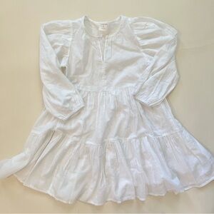 EUC - beautiful JCrew Crewcuts long sleeve cotton dress - girls size 6